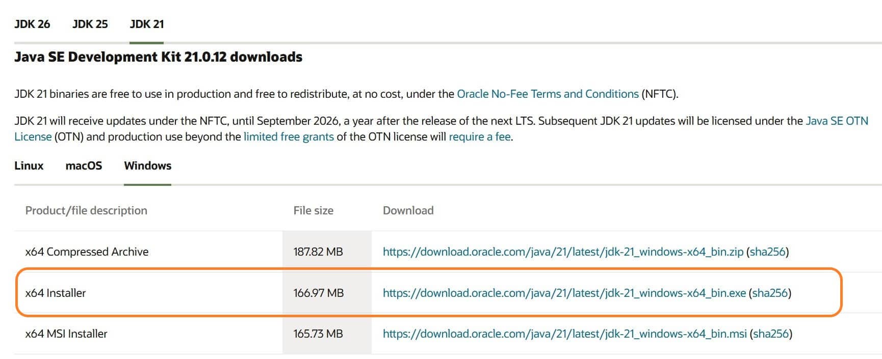 Installing Java Software Development Kit
