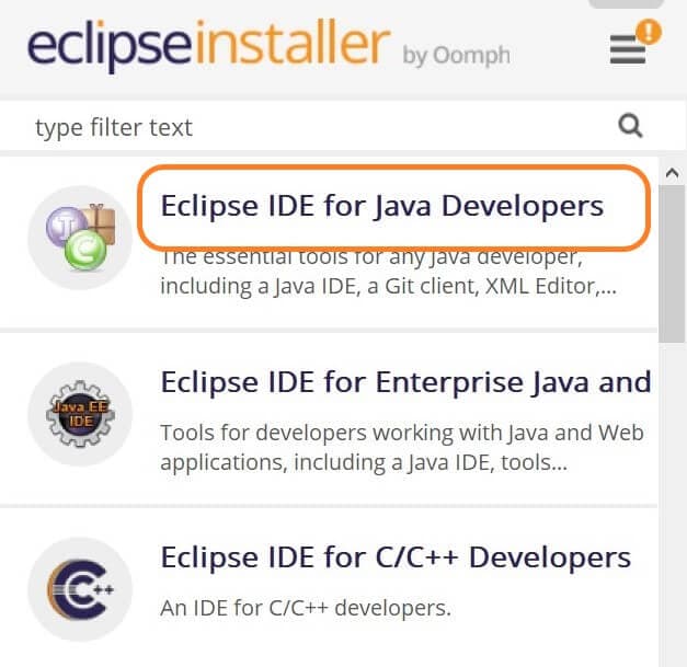 Install Eclipse IDE for Selenium