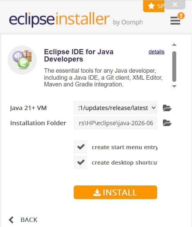 Install Eclipse IDE for Selenium