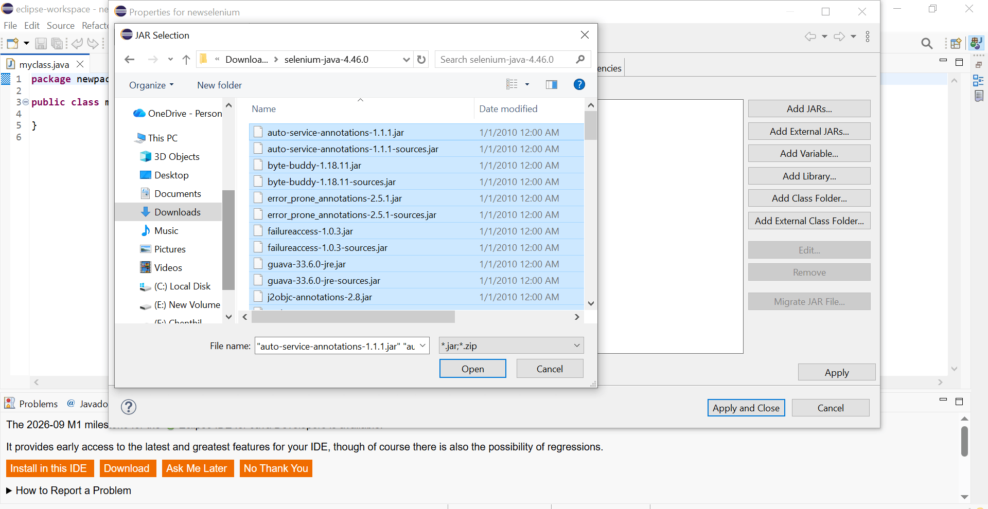 Installing Selenium WebDriver on Windows