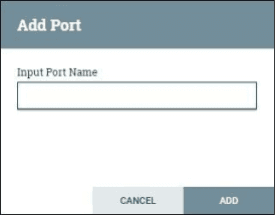 input add port