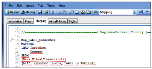 How Debugging works in QlikView Script Debugger - Syntax Check