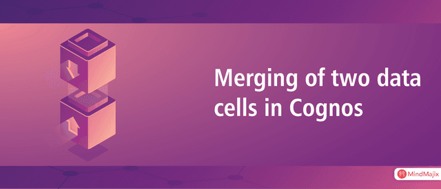 Merging of two data cells in Cognos