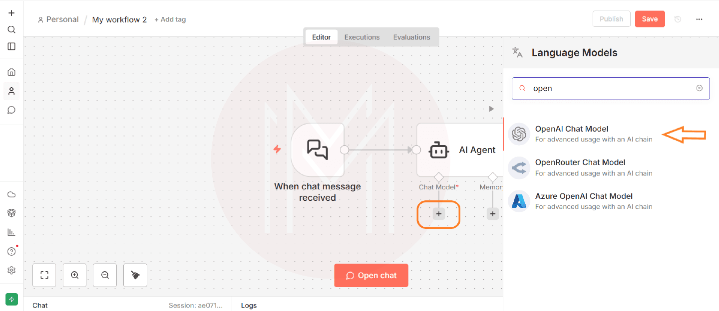 Open AI Chat Model