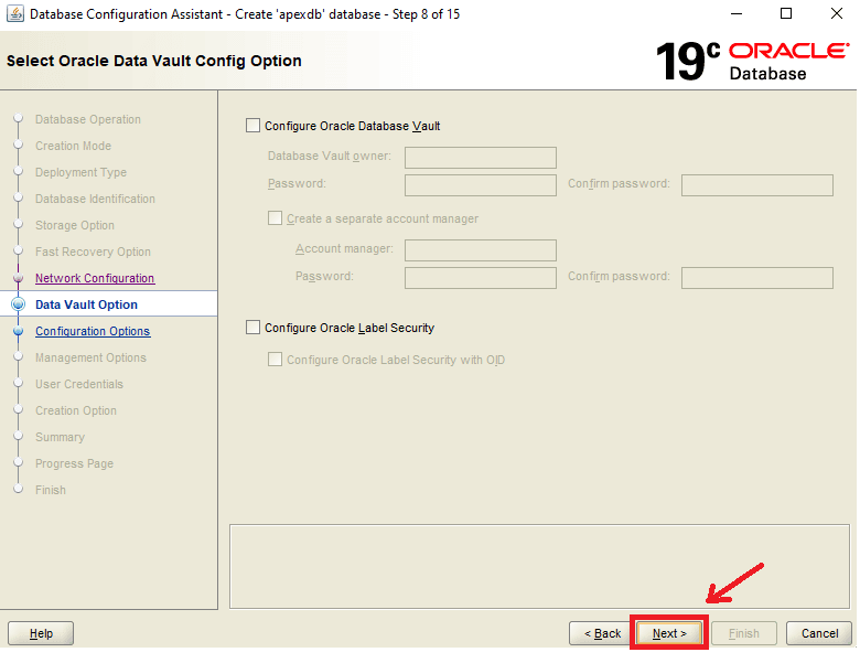 Oracle Apex Database Installation and Configuration 30