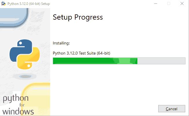 Python Installation step 6