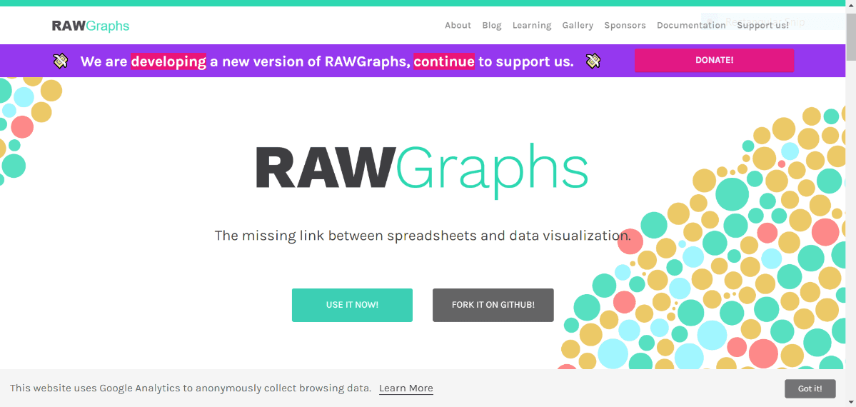 raw graphs free data visualization tool