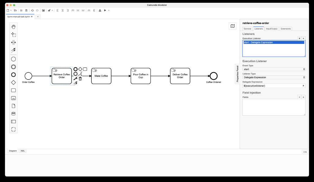 Reference ExecutionListener From BPMN