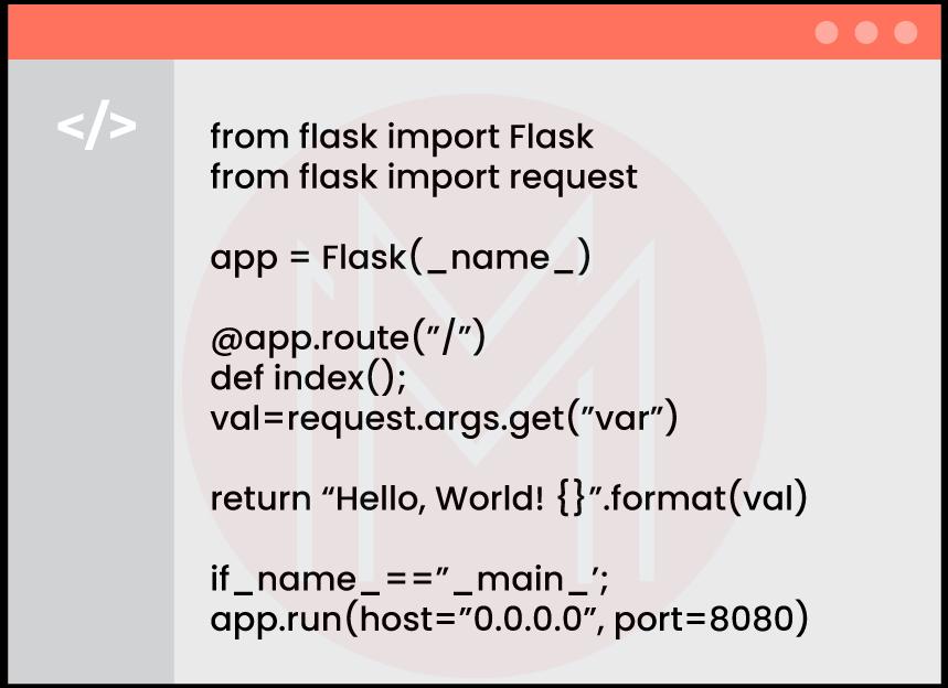 Get a String in Flask