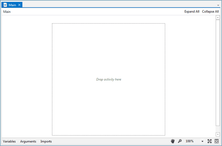 Blank Project in UiPath