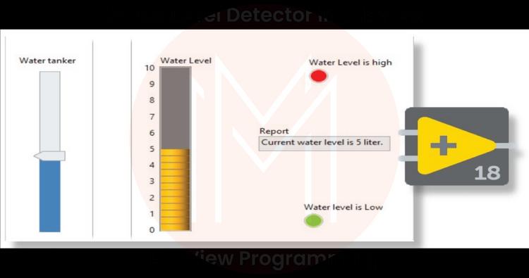Water level detection with LabVIEW