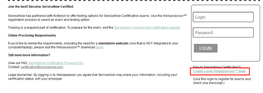Webassessor Servicenow Login